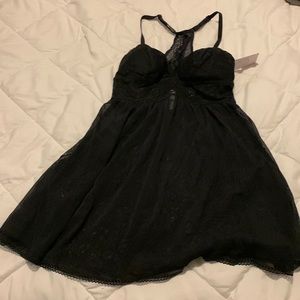 Lace black lace Teddy NWT